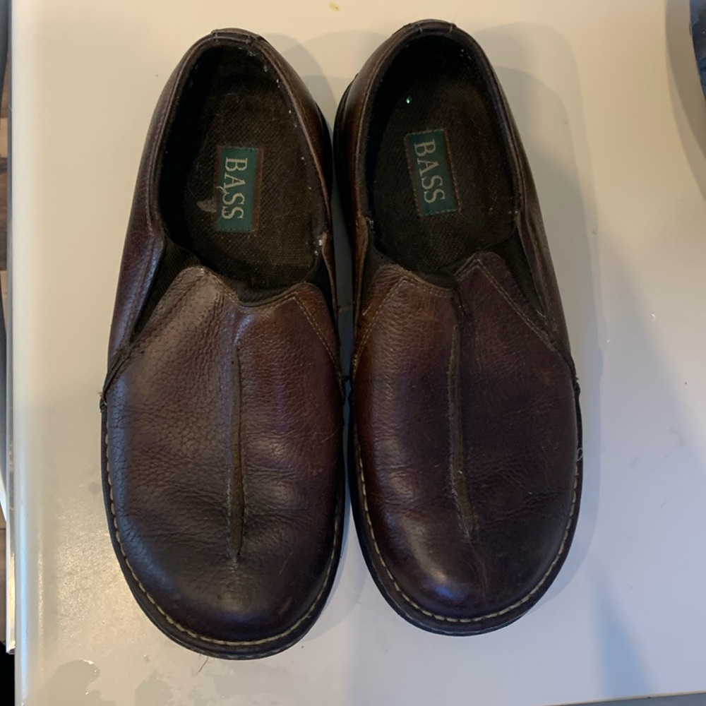 Bass 10.5 brown leather shoes